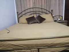 twin size Iron wrought bed for sale (without mattress)