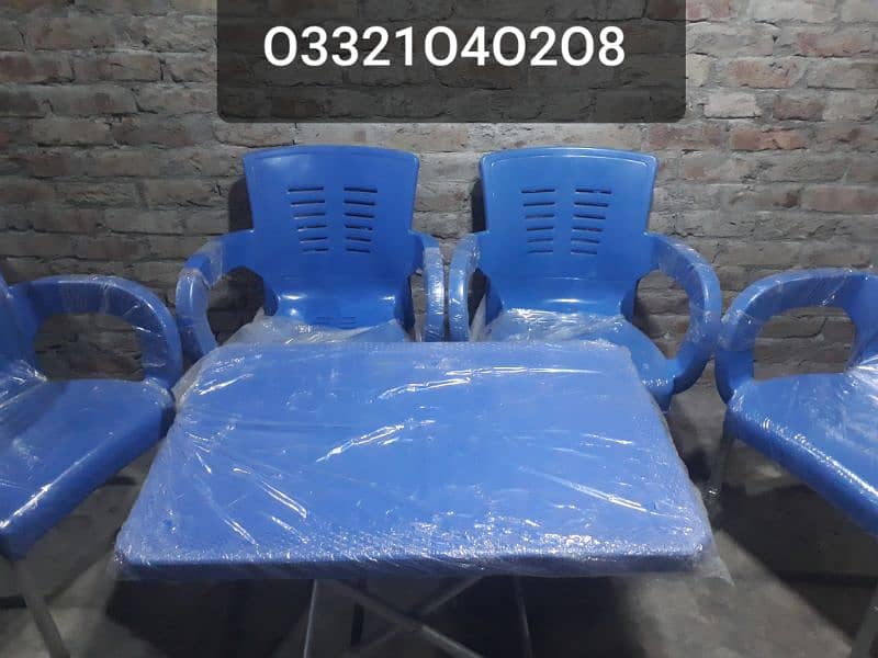 Plastic Chair | Chair Set | Plastic Chairs and Table Set | O3321O4O2O8 9
