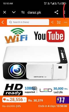 t6 android 4k projector 22000