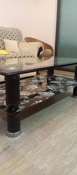 Glass center table 0