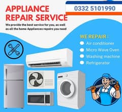 Ac fridge Repairing installation services avble