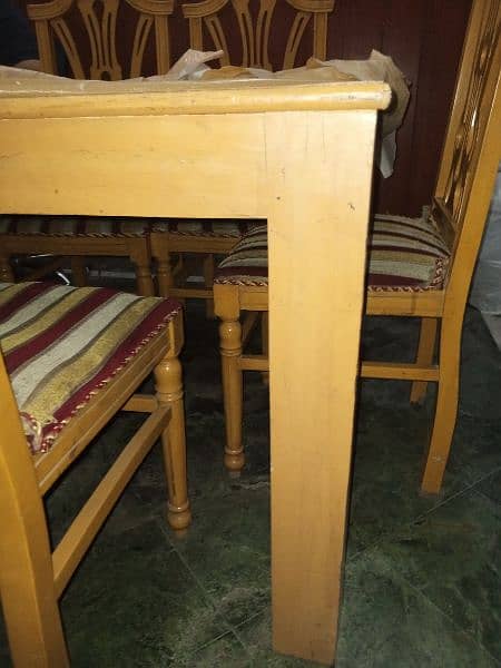 8 Chairs Dinning Table (Deco Paint) 3