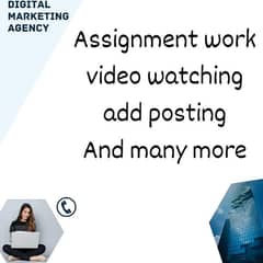 Hand written Assignment , Typing , data entry work available