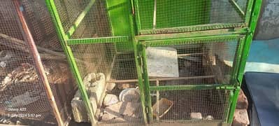 Green iron cage