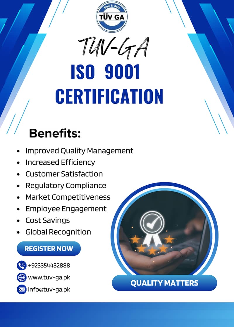 ISO Certifications By TUV-GA 1