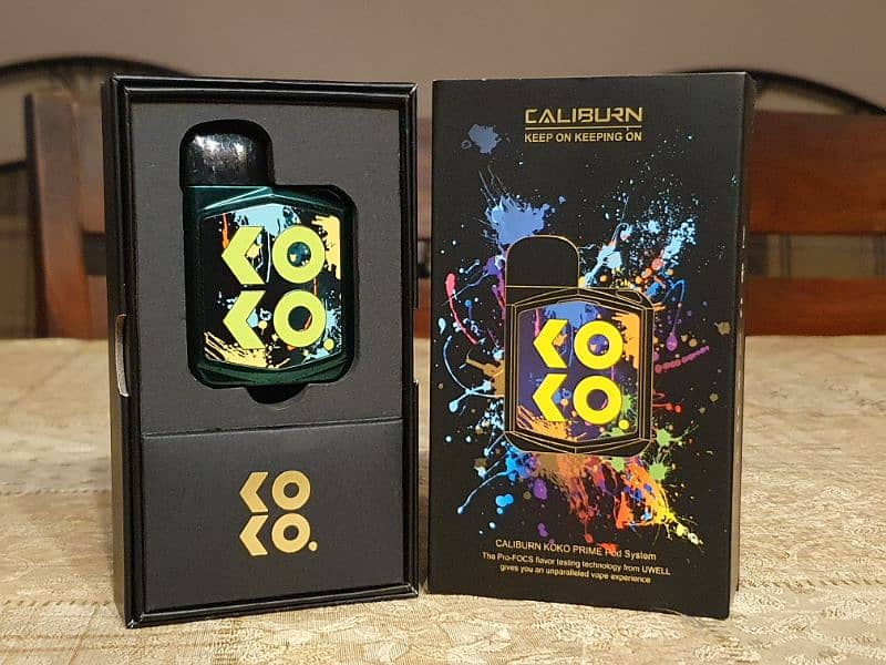 Uwell CALIBURN KOKO Prime Pod with 
complete box 0