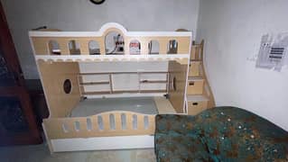 kids bed / bunker bed / bunk bed / wooden  bed/ furniture