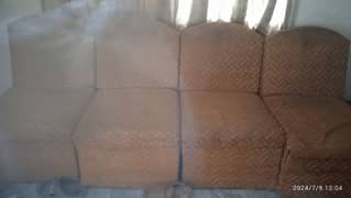 six sofa with table final price 12000 delivery not available