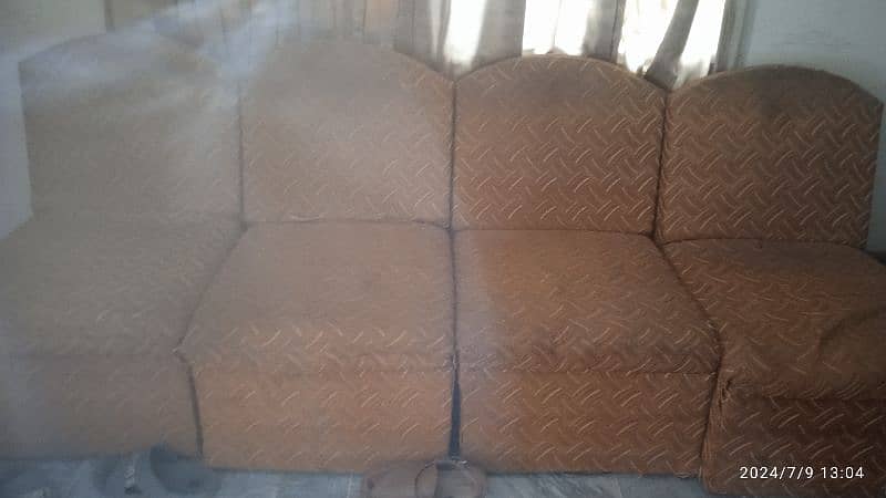 six sofa with table final price 12000 delivery not available 0