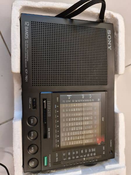 Sony ICF-7601 AM/FM/SW MULTI BAND RECEIVER 12 BANDS Portable Radio 1