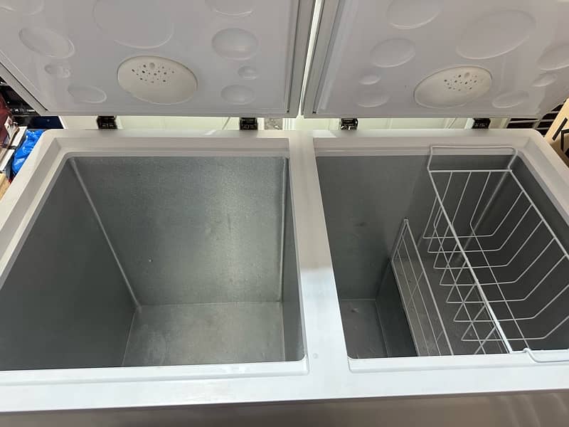 Haier freezer 2 door 2