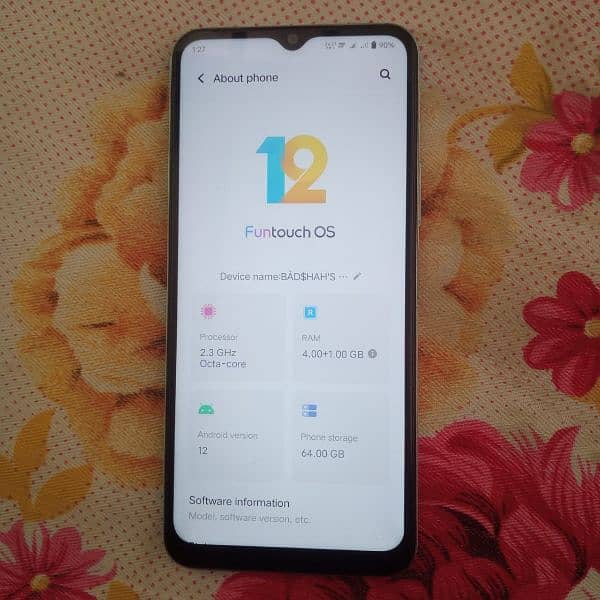 Vivo y21 4+1/64 no open no repair only phone official PTA approved 0