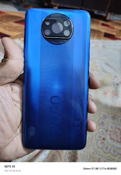 poco x3 blue color conditions 10/8 with box n original charger bl 2