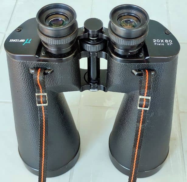 Large Japanese 20×80 Binoculars Space Land μ 2