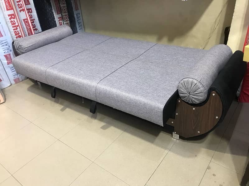 Wooden Sofa Cum Bed - Free Home Delivery 7