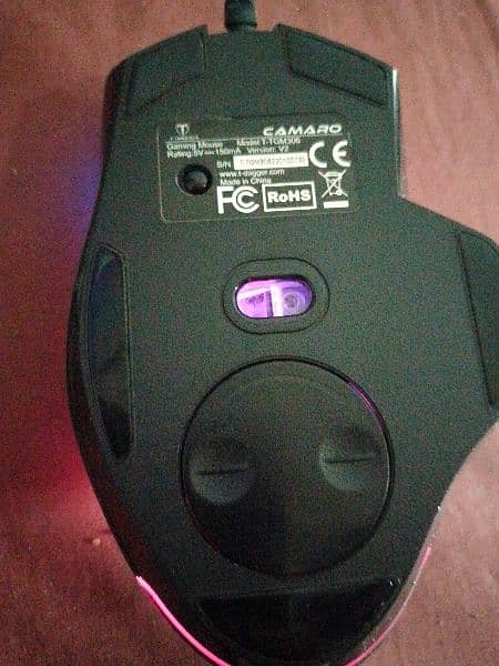 T-Dagger CAMARO T-TGM306 RGB Backlighting Gaming Mouse 4