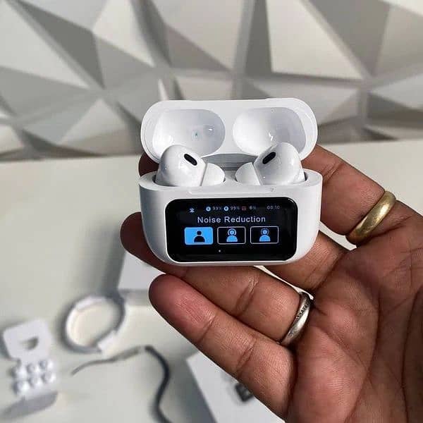 Airpods Pro2 | AMOLED Touch Display High Sound Quality | Free Delivery 3