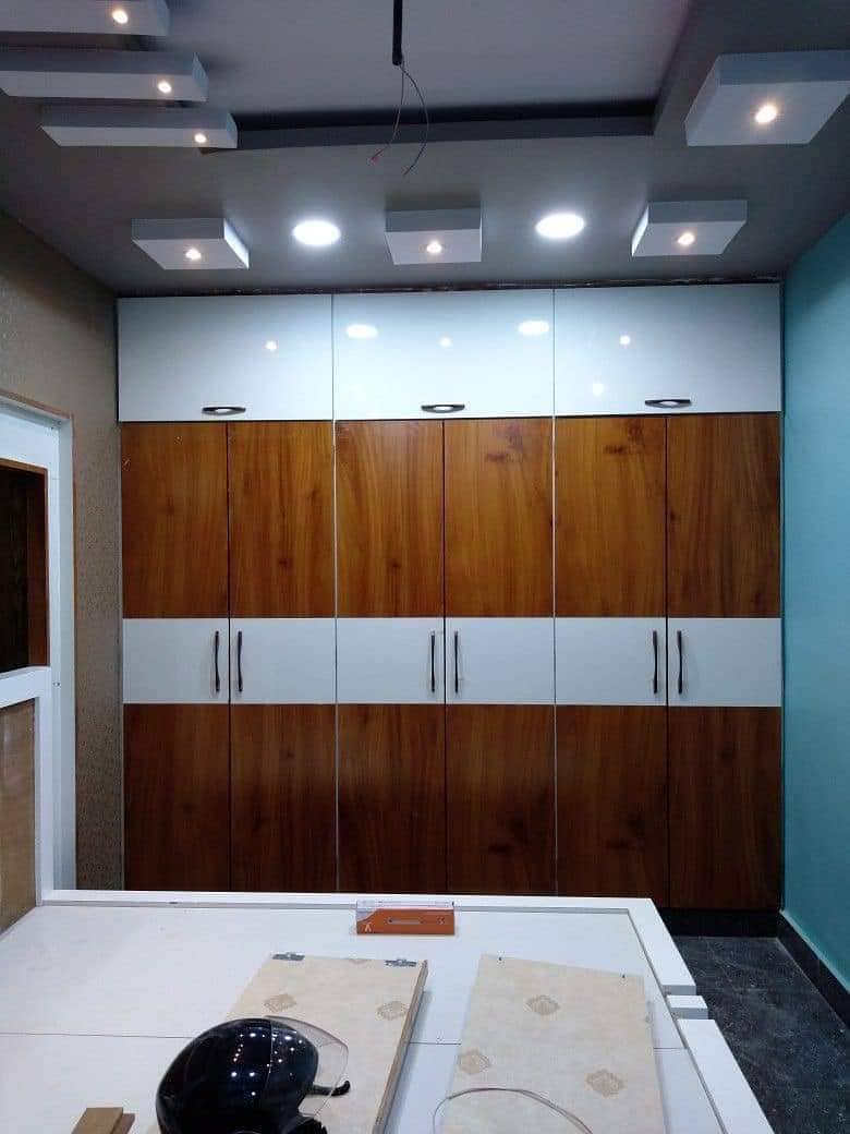 Carpenter /Office,HouseMedia wall /MDF Board Lasani/ UV Board 9
