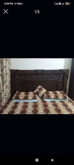 king size bed with drressing