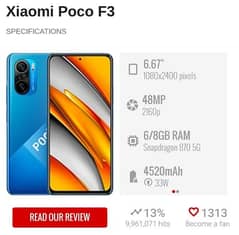 Xiaomi Poco F3 12/256 5G