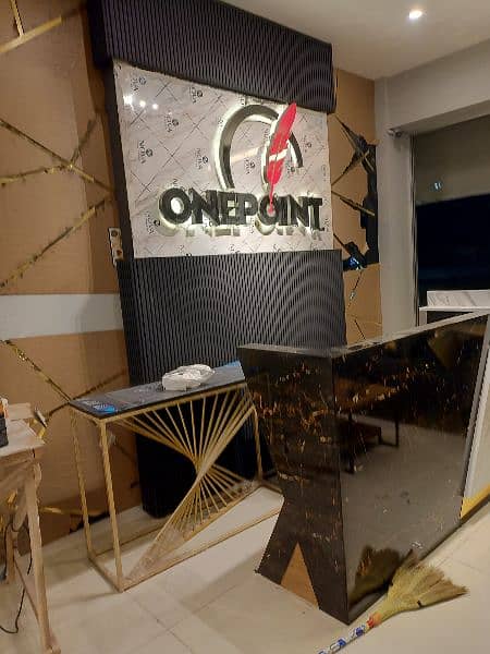 Carpenter /Office,HouseMedia wall /MDF Board Lasani/ UV Board 5