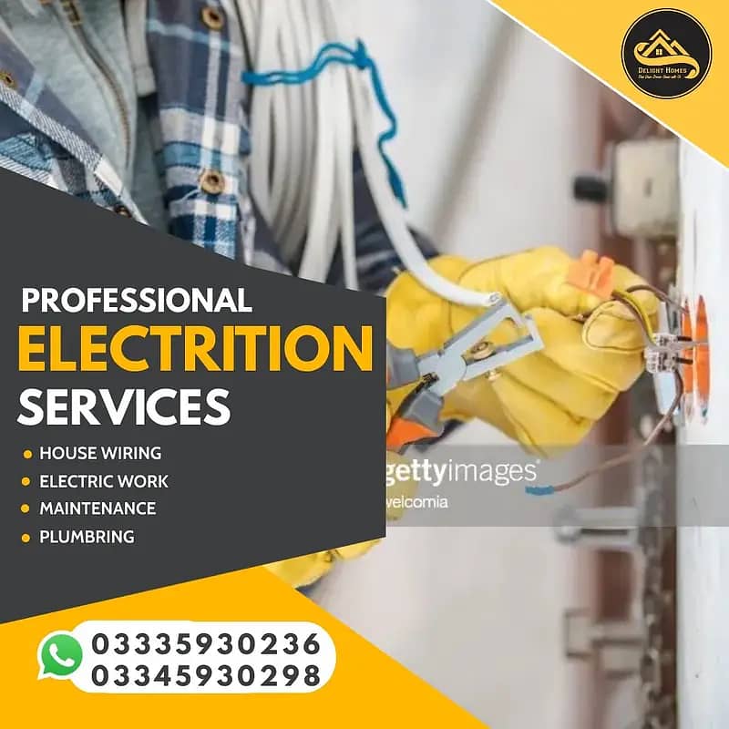 Electrician & Plumbering Services/repair/maintenance services 0