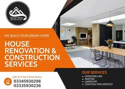 Construction/Renovation/Interior Services/Construction Services