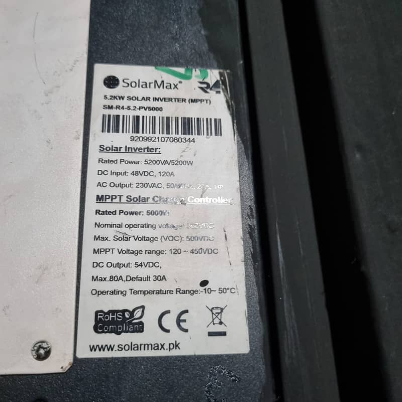used 5kw solarmax hybrid solar inverter for sale 1