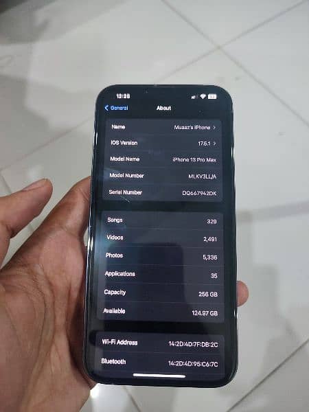 Iphone 13 pro max PTA , 256gb 2