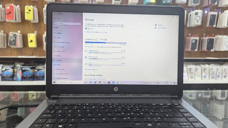 hp pro book laptop 8 gb ram 128 storage fingerprint face unlock all ok 4