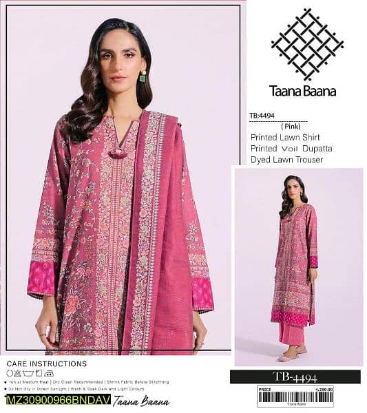 New Women Lawn Unstitched Suits 5