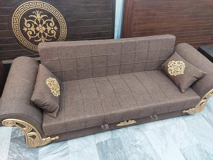 Sofa cum bed/Dewan/Double cumbed/Sofa/L Shape/combed/Bed Set/MoltyFoa 15