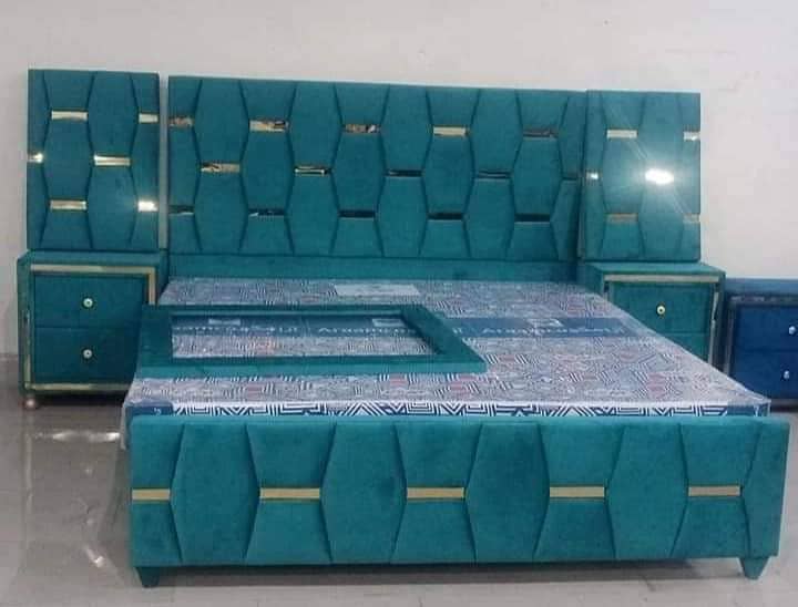 bed set/king size/double bed/with side tables/dressing table 16