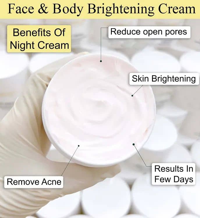 Night Cream For Bright, White And Clear Skin. 1