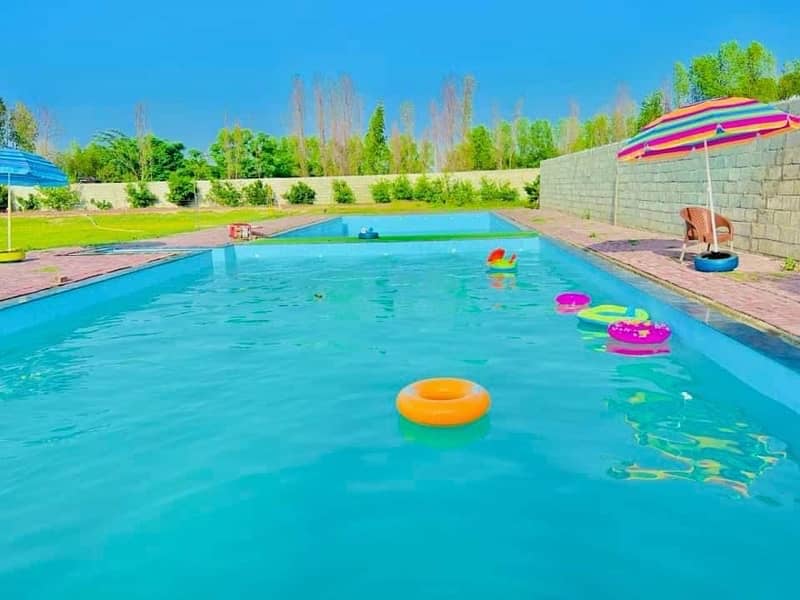 16 Kanal Farm House With VIP Swimming Pool Available For Rent per day 1