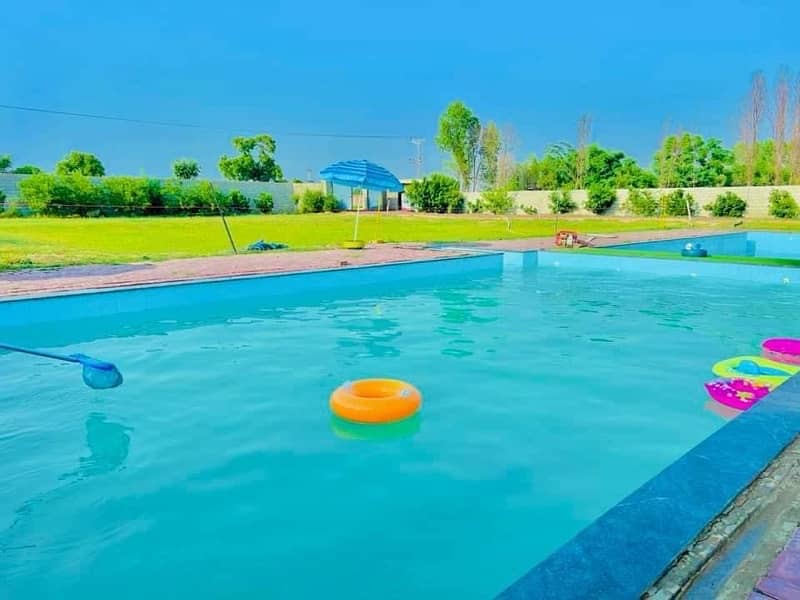 16 Kanal Farm House With VIP Swimming Pool Available For Rent per day 14