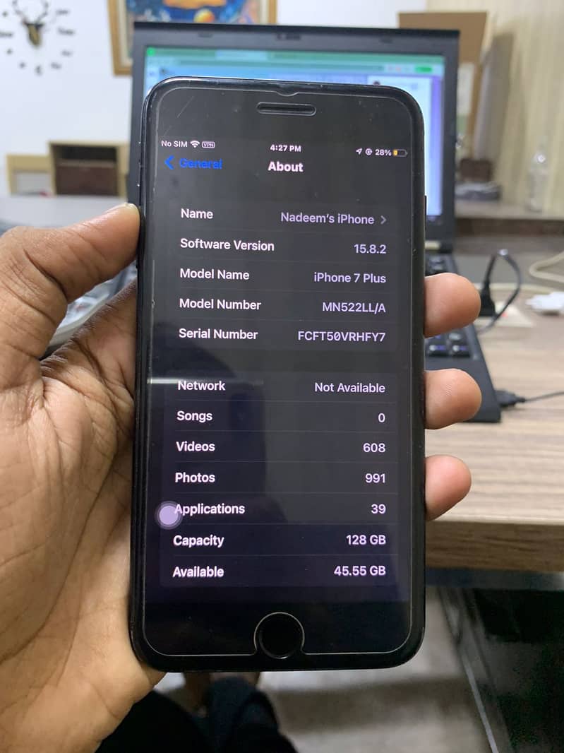 IPHONE 7 PLUS 128 GB PTA APPROVED 1