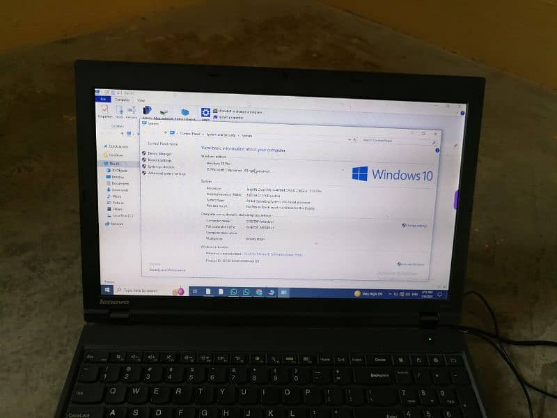 Lenovo used Laptop for sale on urgent basis 3