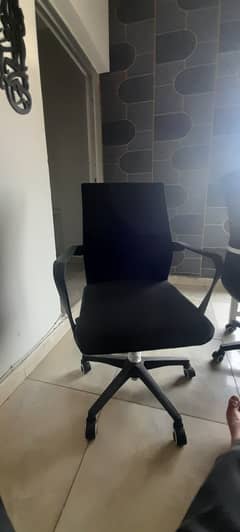 Revolving office chairs