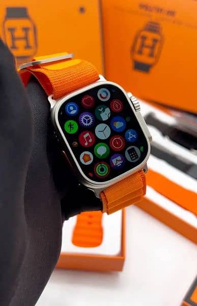 S9 ultra Smart Watch with 3 Straps 3