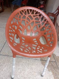 Pure Plastic Tree chair in new design (6 chair + 1 Polding Table)