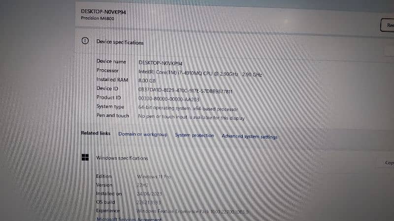 Dell Precision m6800 l available for sell 6