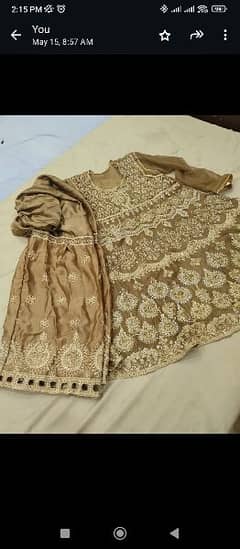 golden color dress for sell