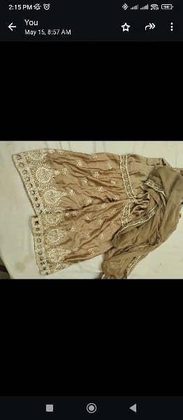 golden color dress for sell 2