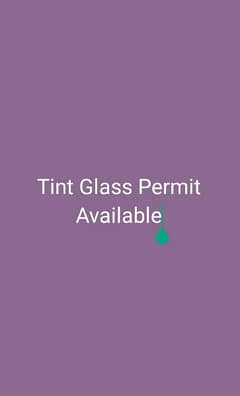 TINT GLASS PERMIT