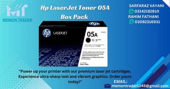 Hp Laser jet toner 05A New China Box pack