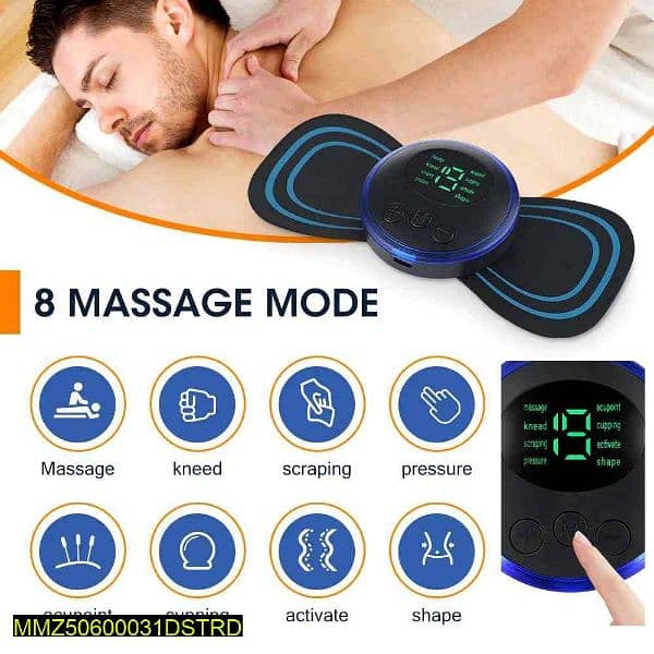 Portable mini electric body massager 1
