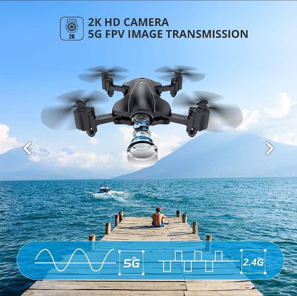 Holy Stone HS165 GPS FPV Drones with 2K HD Camera for Adults 0