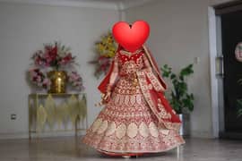 Indian style bridal lehnga