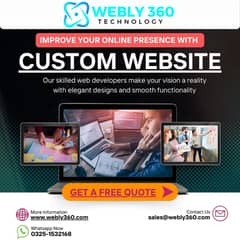 Web Development Service | Get Yours Custom Website in 120$ Only